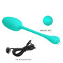 Перезаряжаемое виброяйцо Pretty Love - Knucker Green, BI-014786-4