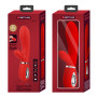 Вибратор с мягкой головкой и клиторальной стимуляцией Pretty Love - Thomas USB Red, BI-014621-2