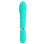 Вибратор с мягкой головкой и клиторальной стимуляцией Pretty Love - Thomas USB Green, BI-014621-4