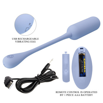 Віброяйце з дистанційним управлінням Pretty Love - Lechies Dream chaser 5 Blue, BI-014867W-A5