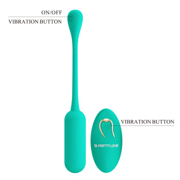 Виброяйцо с дистанционным управлением Pretty Love - Lechies Dream chaser 5 Green, BI-014867W-A4