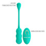 Віброяйце з дистанційним керуванням Pretty Love - Leshy Dream Chaser 4 Green, BI-014868W-A4