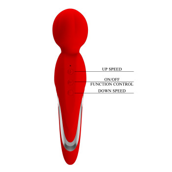 Вібромасажер Pretty Love - Walter USB Red, BI-014622-2