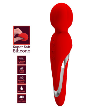 Вібромасажер Pretty Love - Walter USB Red, BI-014622-2