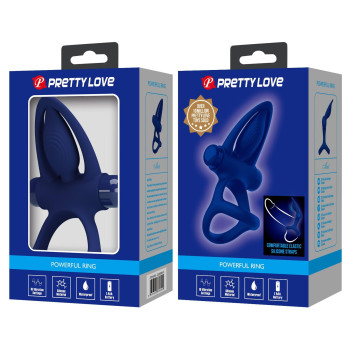 Ерекційне вібро кільце Pretty Love - Powerful ring, 10 vibration functions, BI-210306-3