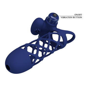 Насадка з вібрацією Pretty Love -  Powerful ring, 10 vibration functions, BI-026236-3