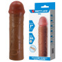Удлиняющая насадка презерватив Pretty Love - Nile 1" Brown, BI-026252-1