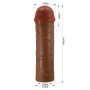 Удлиняющая насадка презерватив Pretty Love - Nile 1" Brown, BI-026252-1