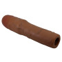 Подовжуюча насадка презерватив Pretty Love - Kylian 3" Brown, BI-026257-1