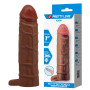Удлиняющая насадка презерватив Pretty Love - Kaile 1" Brown, BI-026264-1