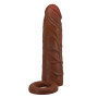 Удлиняющая насадка презерватив Pretty Love - Kaile 1" Brown, BI-026264-1