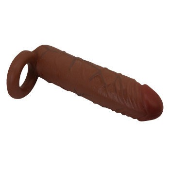 Удлиняющая насадка презерватив Pretty Love - Kaile 1" Brown, BI-026264-1