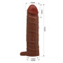 Удлиняющая насадка презерватив Pretty Love - Kaile 1" Brown, BI-026264-1