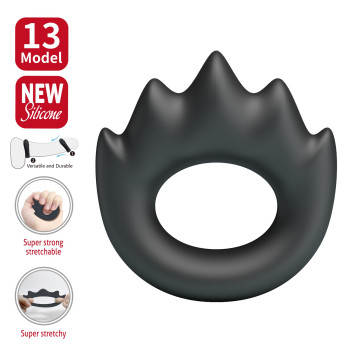 Ерекційне кільце Crazy Bull №13 - Habert super soft silicone, BI-210357