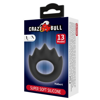 Ерекційне кільце Crazy Bull №13 - Habert super soft silicone, BI-210357