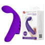 Багатофункціональна вібронасадка на палець серії Pretty Love - Fingering Vibrator Gorgon PURPLE, BI-210298-1