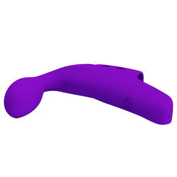 Багатофункціональна вібронасадка на палець серії Pretty Love - Fingering Vibrator Gorgon PURPLE, BI-210298-1