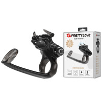 Насадка з вібрацією Pretty Love - BULL WARRIOR BLACK, BI-210333