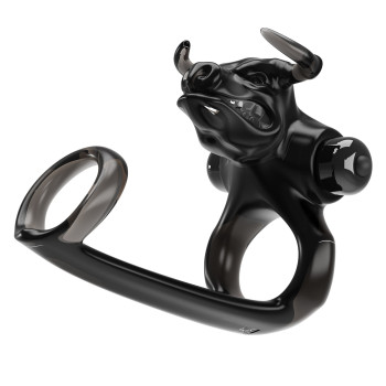 Насадка с вибрацией Pretty Love - BULL WARRIOR BLACK, BI-210333
