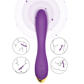 Вибромассажер для точки G Boys of Toys - Flamingo Purple, BS5200008-1