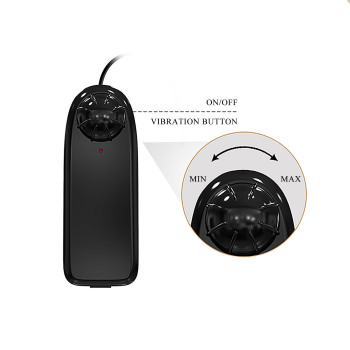 Вібратор на присоску BAILE - Beautiful Catoblepas Vibration 8.1" Brown, BW-008106ZR-1
