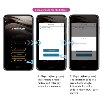 Стимулятор клитора PRETTY LOVE - MANE Mobile APP remote control, BW-022100HP