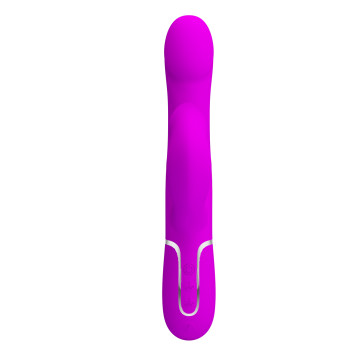 Вібромасажер із поступальним рухом серії Pretty Love - Falin Twinkled Tenderness Purple 7 vibration functions 4 rolling functions, BW-500012