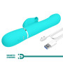 Вібромасажер із поступальним рухом серії Pretty Love - Falin Twinkled Tenderness Green 7 vibration functions 4 rolling functions, BW-500012-1