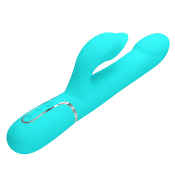 Вібромасажер із поступальним рухом серії Pretty Love - Falin Twinkled Tenderness Green 7 vibration functions 4 rolling functions, BW-500012-1