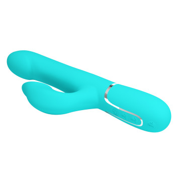 Вібромасажер із поступальним рухом серії Pretty Love - Falin Twinkled Tenderness Green 7 vibration functions 4 rolling functions, BW-500012-1