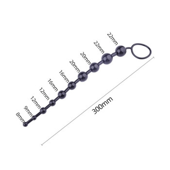 Анальні намиста Jelly Anal Beads Blue, SKN-ANL033 Blue
