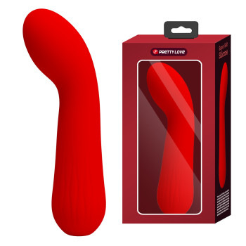 Вібромасажер для стимуляції точки G Pretty Love - Faun Red, BI-014724-2
