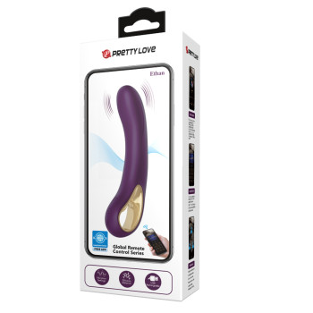 Смарт вібратор Pretty Love - Ethan Purple Mobile APP Control, BI-014412HP