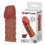 Стимулююча насадка на пеніс Pretty Love - Penis Sleeve TPR, BI-026274