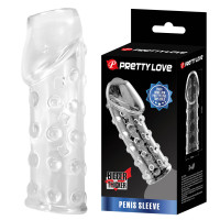 Стимулирующая насадка на пенис Pretty Love - Penis Sleeve TPE, BI-026274M