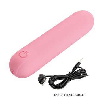copy_Перезаряджаємая віброкуля Pretty Love - Stefan Light pink, BI-300085-3