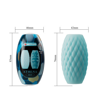 Мастурбатор яйце Pretty Love - Athena EROS Blue, BM-00900T99-3