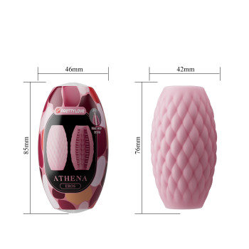 Мастурбатор яйце Pretty Love - Athena EROS Pink, BM-00900T99-1