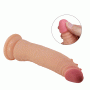 Фалоімітатор на присосці, з хребтом та ефектом ковзної шкіри LyBaile - Sliding Skin 8,3” Flesh, BW-007006NRG