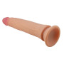 Фалоімітатор на присосці, з хребтом та ефектом ковзної шкіри LyBaile - Sliding Skin 8,3” Flesh, BW-007006NRG