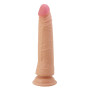 Фалоімітатор на присосці, з хребтом та ефектом ковзної шкіри LyBaile - Sliding Skin 8,3” Flesh, BW-007006NRG
