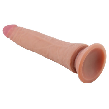 Фалоімітатор на присосці, з хребтом та ефектом ковзної шкіри LyBaile - Sliding Skin 8,3” Flesh, BW-007006NRG-1