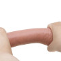 Фалоімітатор на присосці, з хребтом та ефектом ковзної шкіри LyBaile - Sliding Skin 8,3” Flesh, BW-007006NRG-1