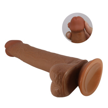 Фалоімітатор на присосці, з ефектом ковзної шкіри LyBaile - Tallen Sliding Skin 8.7”, BW-008117LP-1