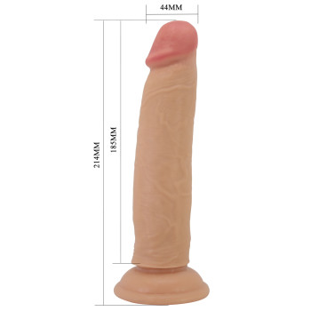 Фалоімітатор на присосці, з ефектом ковзної шкіри LyBaile - Keon Sliding Skin 8.4”, BW-008119LP