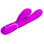 Вибромассажер с поступательным движением серии Pretty Love - Mariana Twinkled Purple 7 vibration functions 4 rolling functions, BW-500034