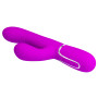Вибромассажер с поступательным движением серии Pretty Love - Mariana Twinkled Purple 7 vibration functions 4 rolling functions, BW-500034