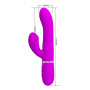 Вибромассажер с поступательным движением серии Pretty Love - Mariana Twinkled Purple 7 vibration functions 4 rolling functions, BW-500034