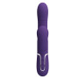 Вібромасажер із поступальним рухом серії Pretty Love - Mariana Twinkled Dark Purple 7 vibration functions 4 rolling functions, BW-500034-2