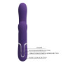 Вібромасажер із поступальним рухом серії Pretty Love - Mariana Twinkled Dark Purple 7 vibration functions 4 rolling functions, BW-500034-2